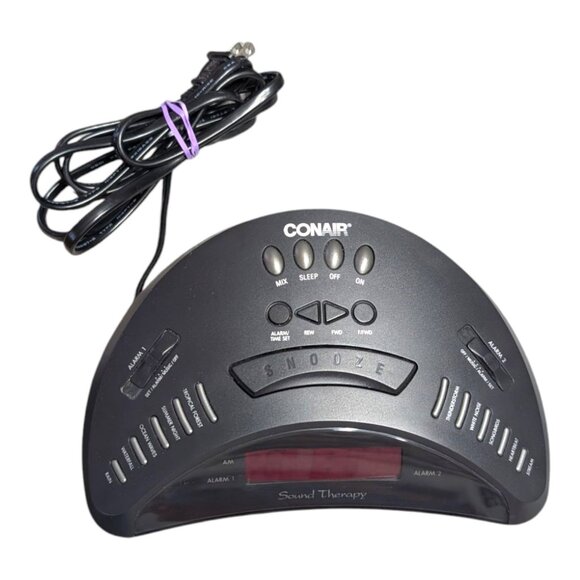Conair SU4 Sound Therapy AM/FM Clock Radio - Tested Works - Good Condition - Picture 5 of 6